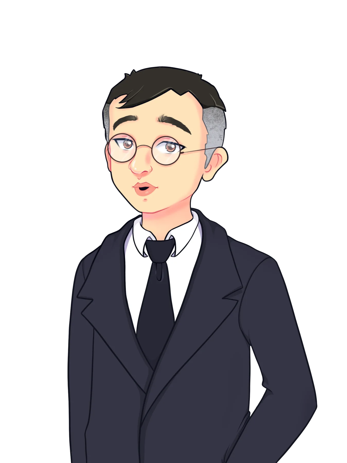 Personaje ilustrado de Blas Infante.