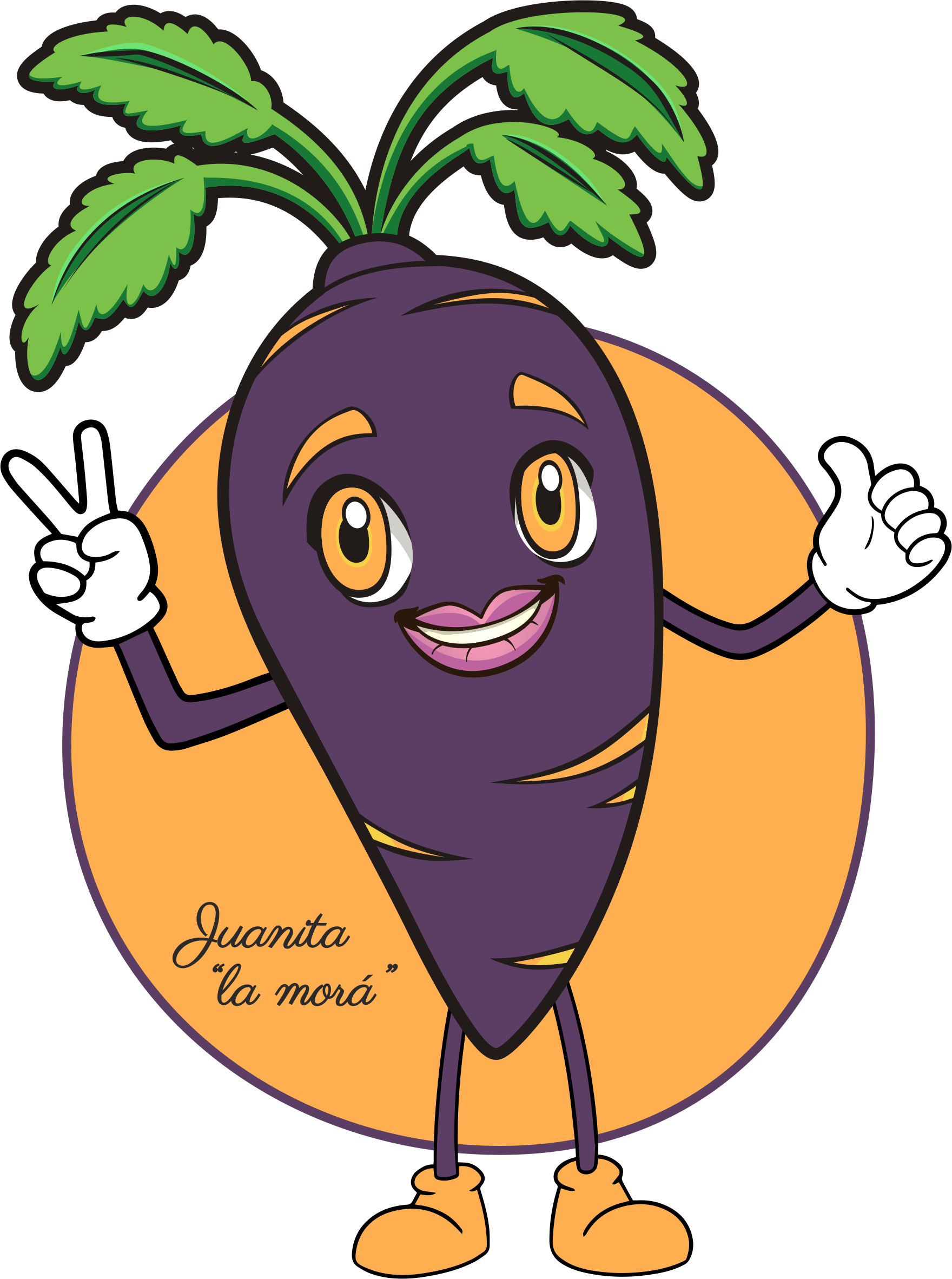 Juanita la Morá, personaje oficial de La Villa Morá.