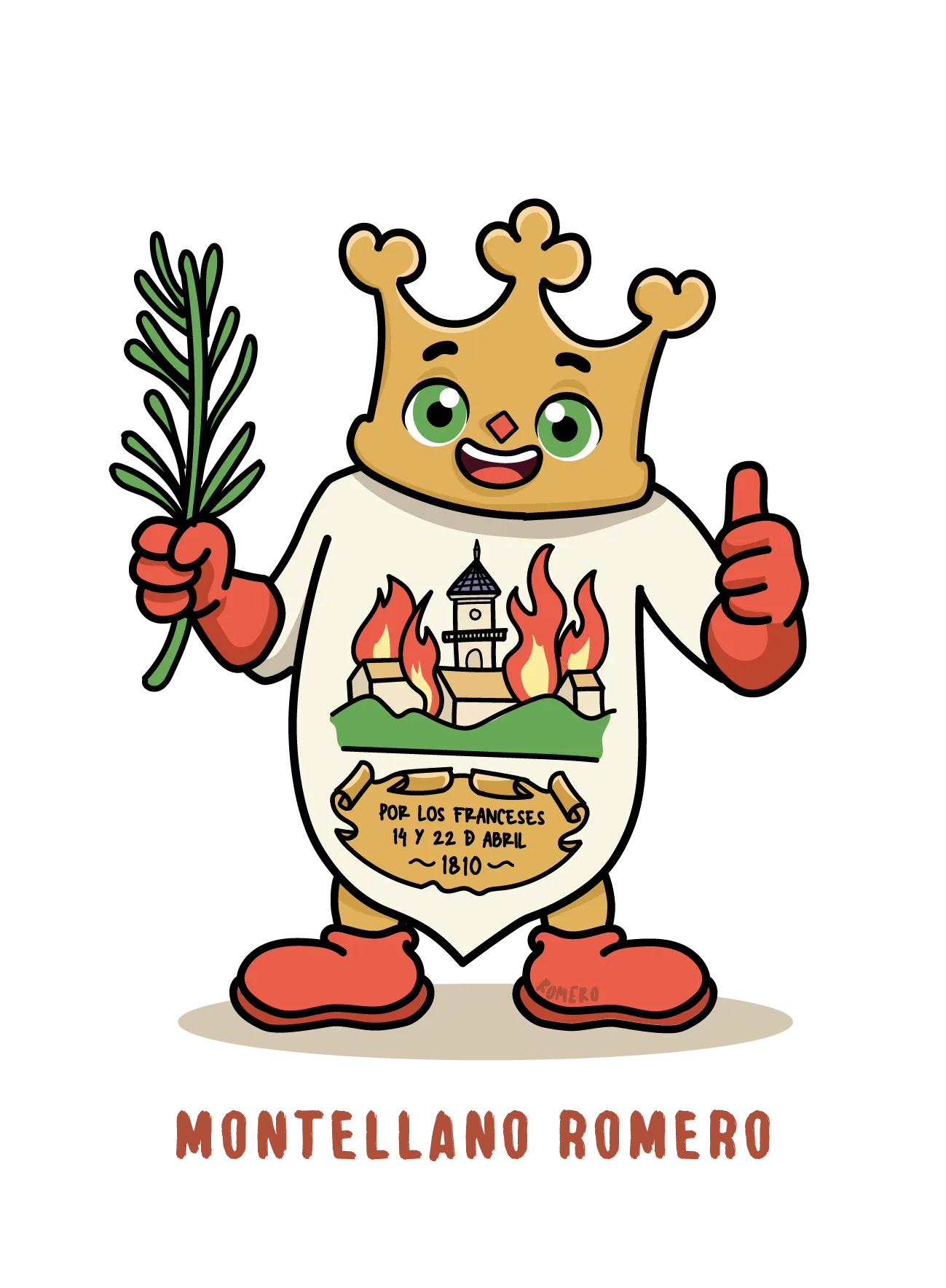 Romerito, personaje oficial de Montellano Romero.