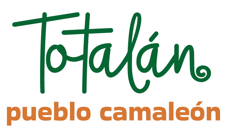 Marca oficial Totalán Pueblo Camaleón.